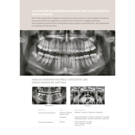 xRayos X Dental Panorámico y Lateral Digital Pax i Plus RC Vatech