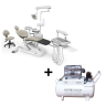 Paquete Unidad Dental Eléctrica Luxor X Pro Peymar + Compresor Dental 1 HP