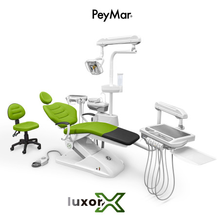 Paquete Unidad Dental Eléctrica Luxor X Pro Peymar + Compresor Dental 1 HP