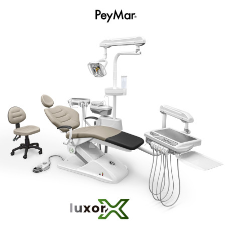 Paquete Unidad Dental Eléctrica Luxor X Pro Peymar + Compresor Dental 1 HP