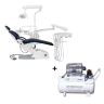 Paquete Unidad Dental Eléctrica Luxor X Pro Peymar + Compresor Dental 1 HP