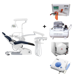 Paquete Unidad Dental Luxor X Pro 1, Compresor, Autoclave, Cavitrón, Lámpara de Fotocurado y Pieza de Alta