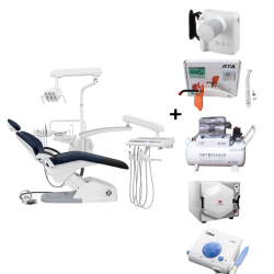 Paquete Unidad Dental Luxor X Pro 2, Compresor, Autoclave, Rayos X, Cavitrón, Lámpara de Fotocurado y Pieza de Alta