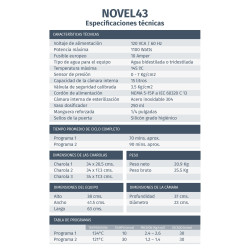 Autoclave Novel 43 Ribemex