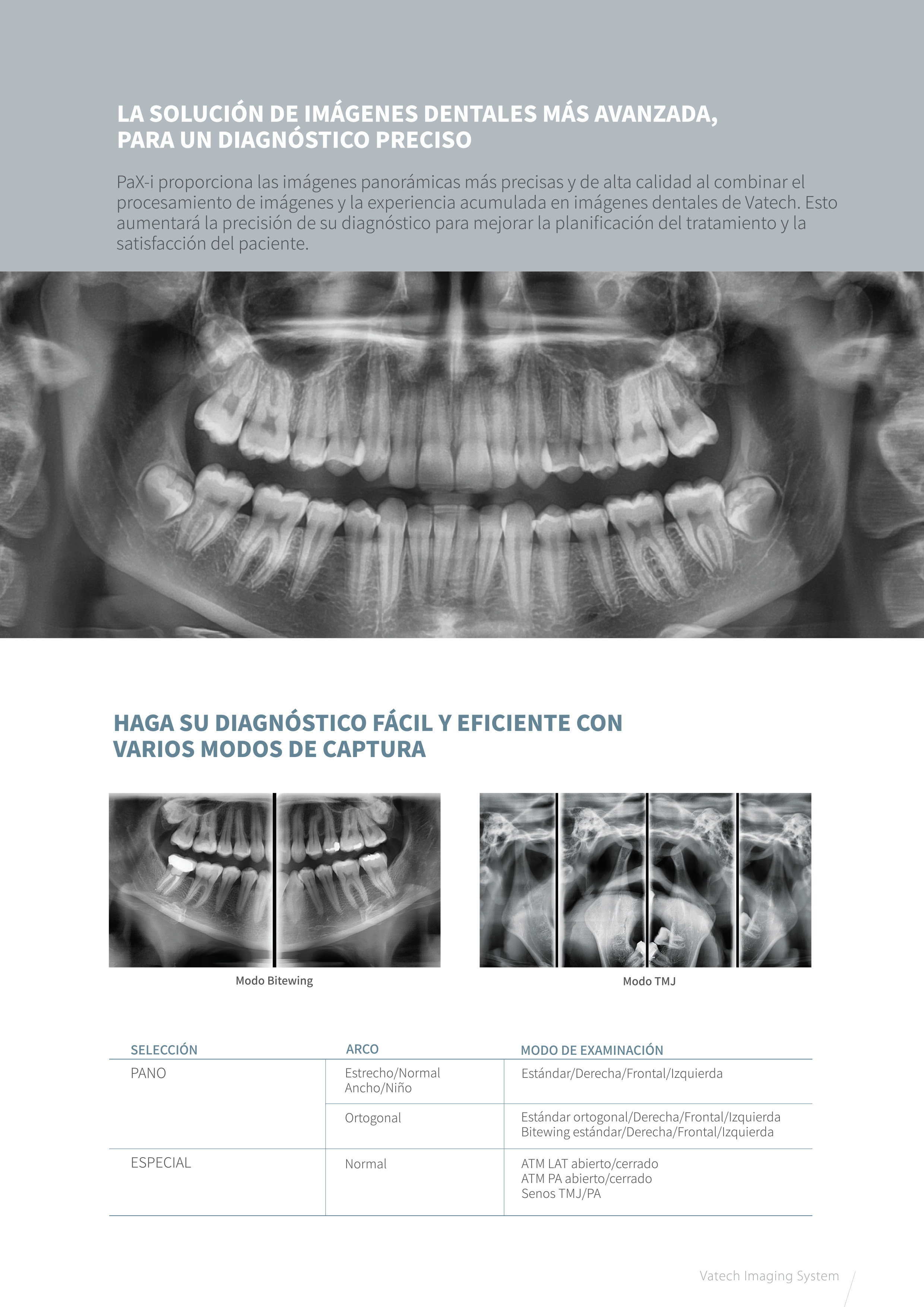 Ortopantomógrafo Vatech Pax i SC - Catálogo - 2